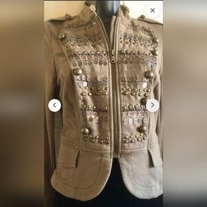 INC International Concepts - Cotton cropped women Junior jacket Size S - NWOT